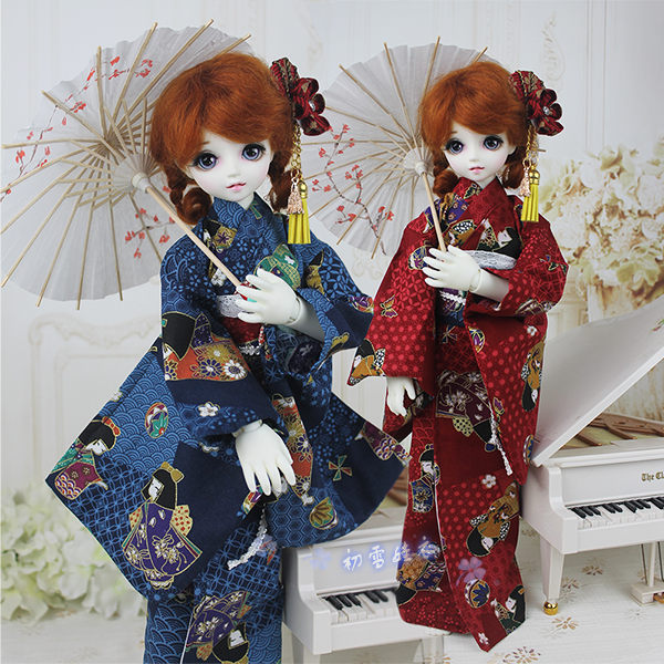 Japanese For Lifestyle - 1/6 1/4 1/3 BJD Pakaian Kimono