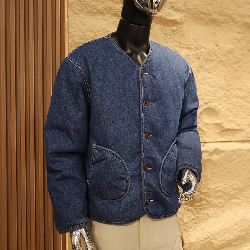 Japanese Daily Lifestyle - 2025 Pakaian Luar Denim Retro Jepang