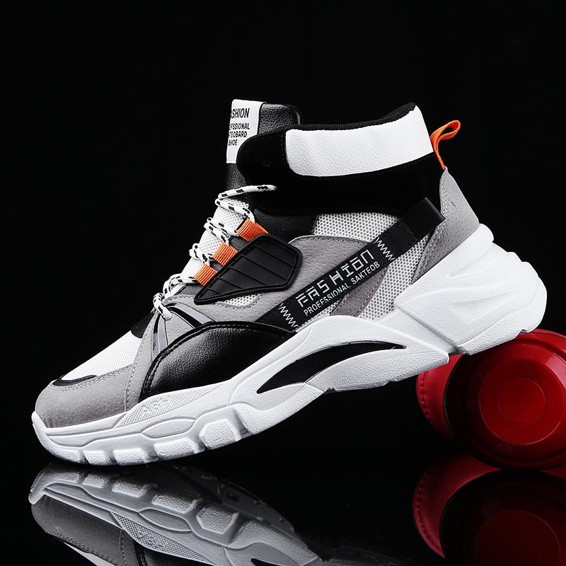 Japanese Minimalist Lifestyle - Hightop Musim Panas Pria Sepatu Olahraga