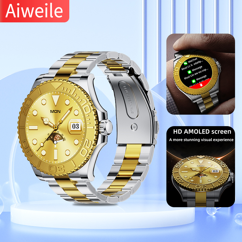 Japanese Active Lifestyle - Aiweile AW46 jam tangan pintar pria,