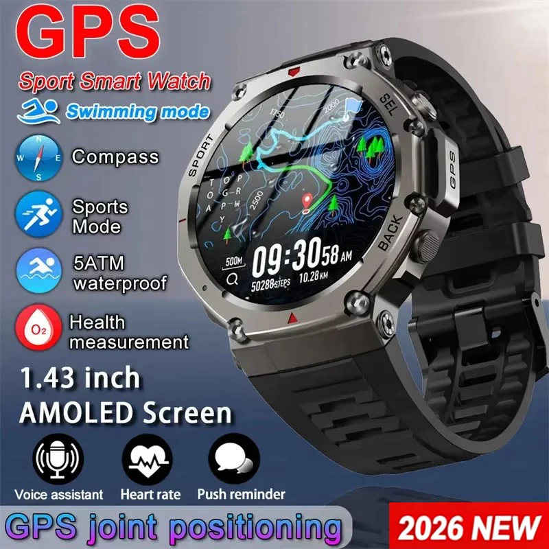 Japanese Active Lifestyle - Jam Tangan Pintar Pria GPS Layar
