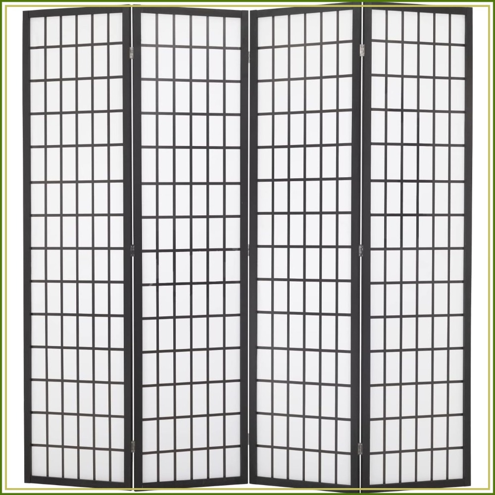 Shoji Screen Divider - Pembatas Ruangan Shoji 4 Panel, Tinggi