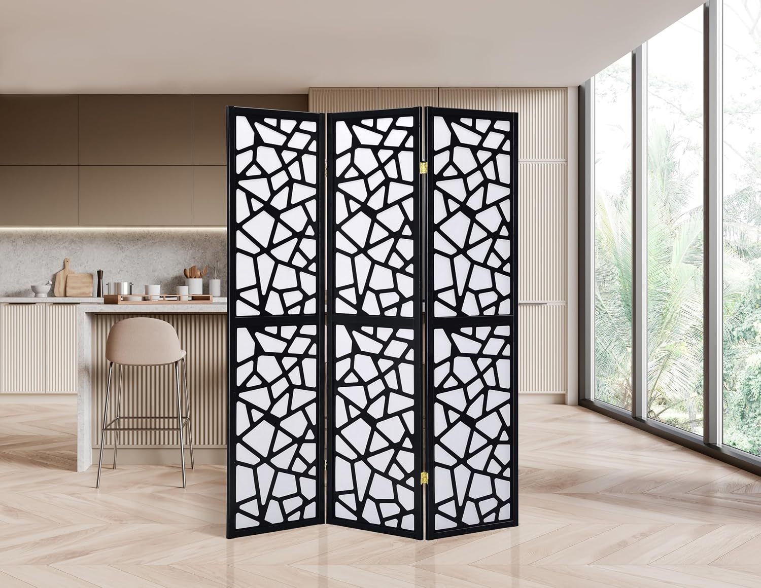 Shoji Screen Divider - 3 Panel Pembatas Ruangan Layar Privasi