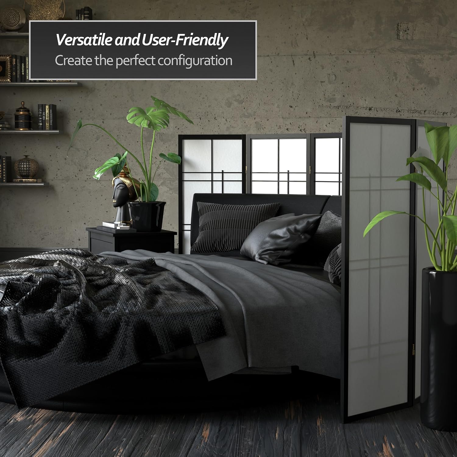 Partisi Ruangan Shoji 4 Panel  - Shoji Screen Divider ulasan dan harga