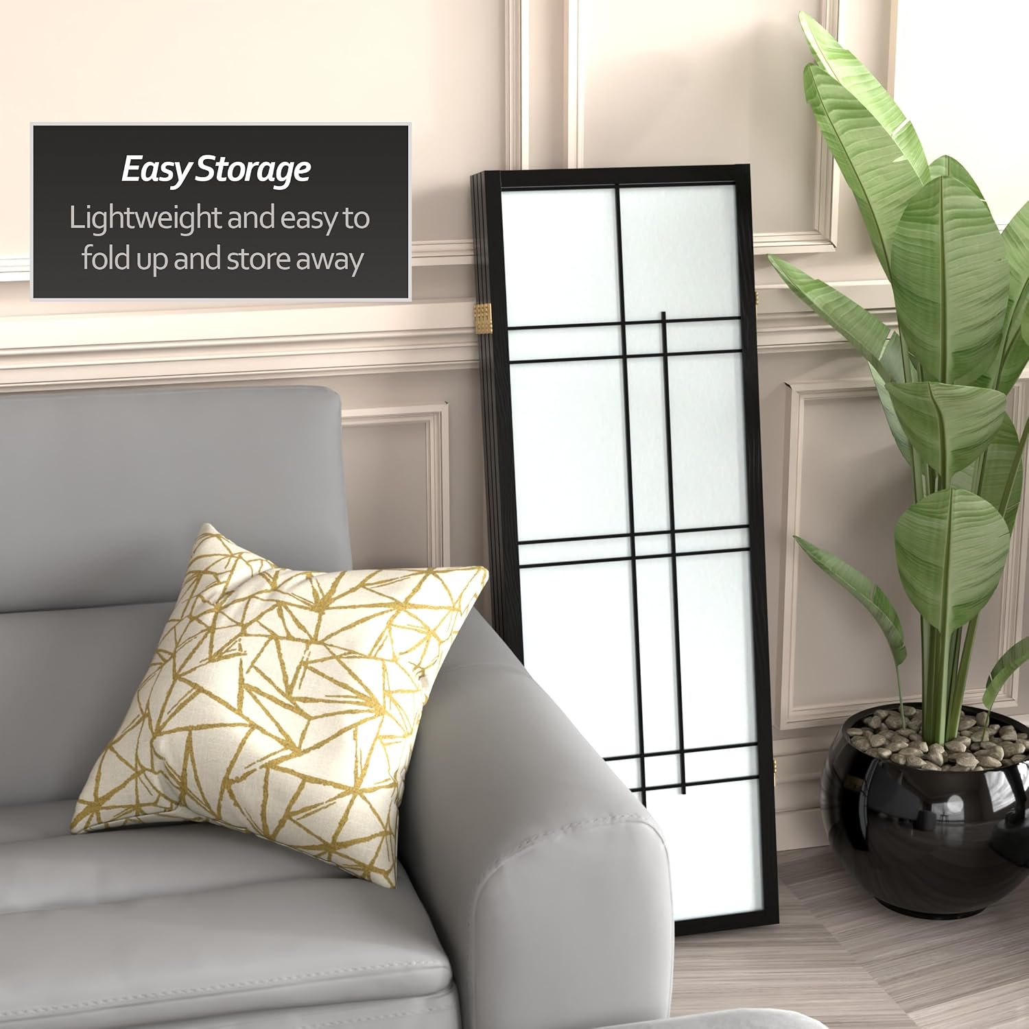Partisi Ruangan Shoji 4 Panel  - Shoji Screen Divider ulasan dan harga