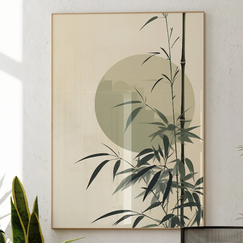 Seni Dinding Japandi Minimalis - Japanese Minimalist Lifestyle ulasan dan harga