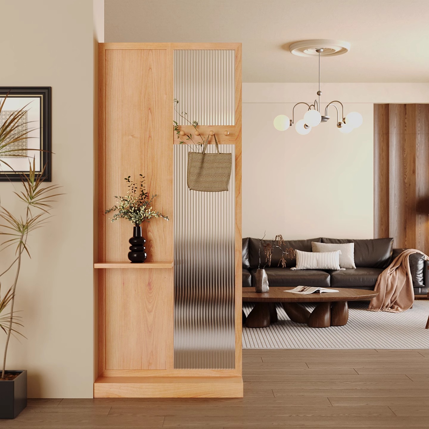 Pintu Masuk Kayu Solid Cina Be - Shoji Screen Divider ulasan dan harga