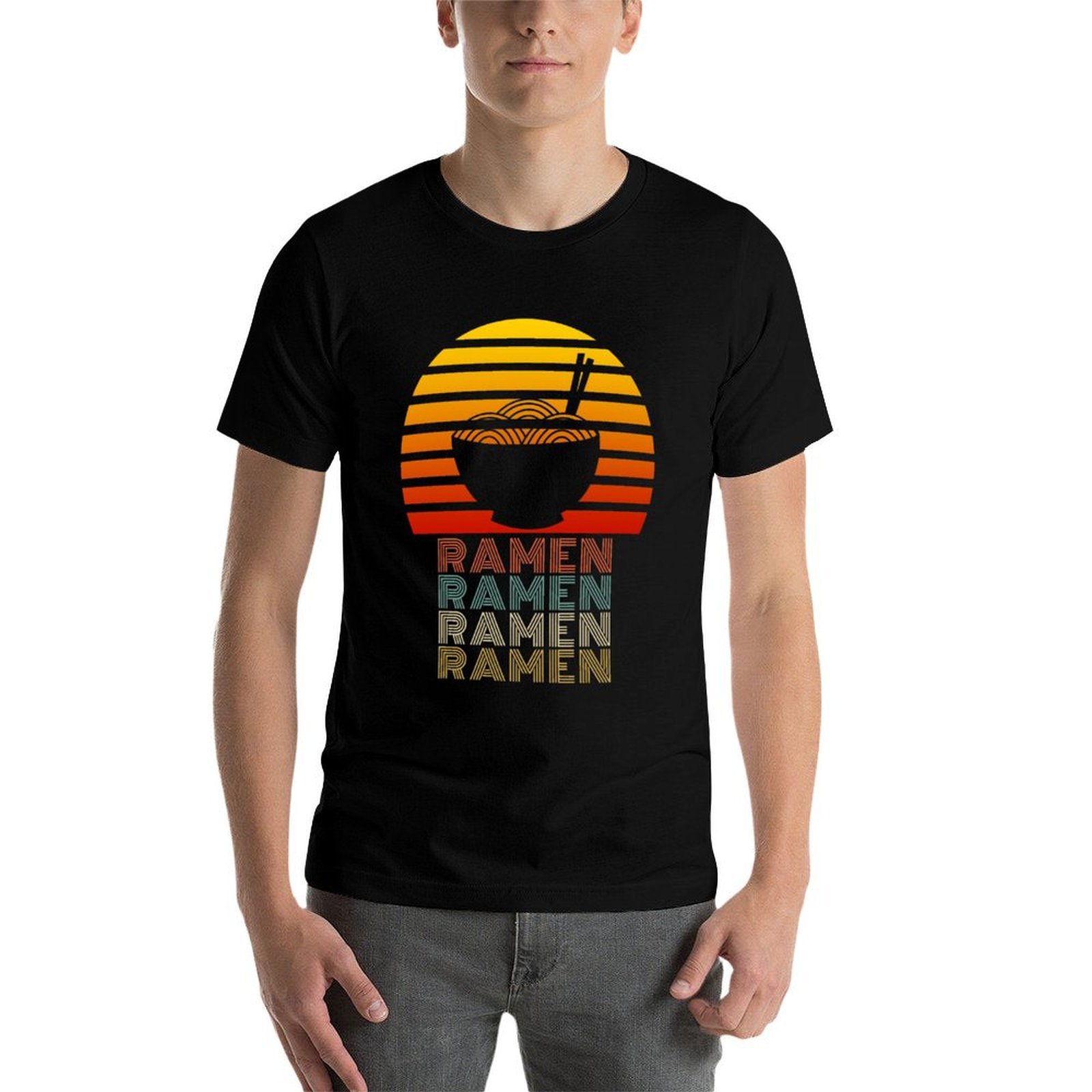 Ramen Life Kaos Gaya Retro Vin - Japanese Daily Lifestyle ulasan dan harga