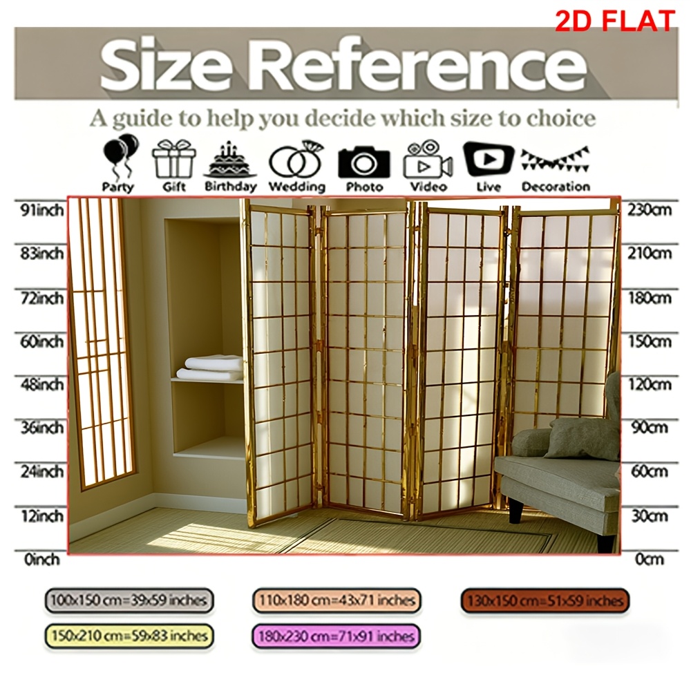 Partisi Lipat Ruangan Gaya Jep - Shoji Screen Divider ulasan dan harga