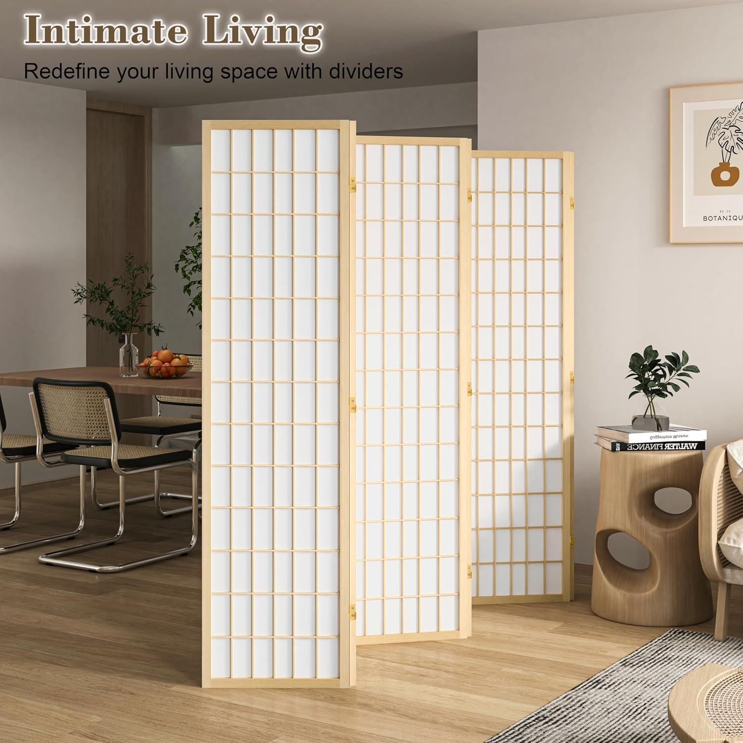 Partisi ruangan lipat 6 panel, - Shoji Screen Divider ulasan dan harga