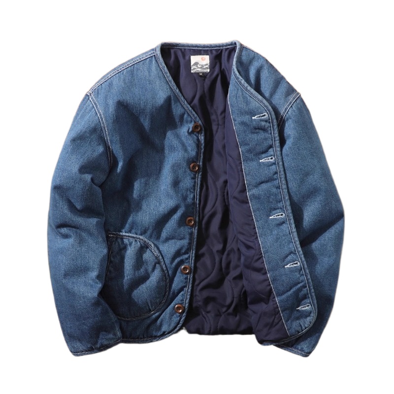 2025 Pakaian Luar Denim Retro  - Japanese Daily Lifestyle ulasan dan harga
