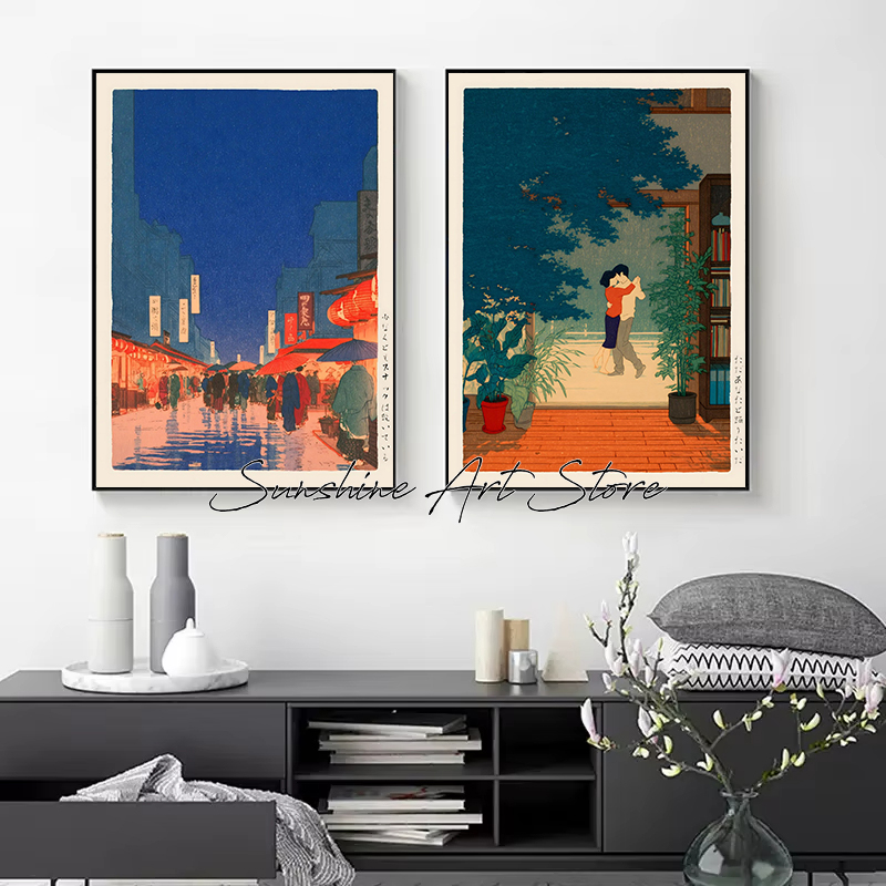 Vintage Hasui Kawase Gaya Mini - Japanese Minimalist Lifestyle ulasan dan harga