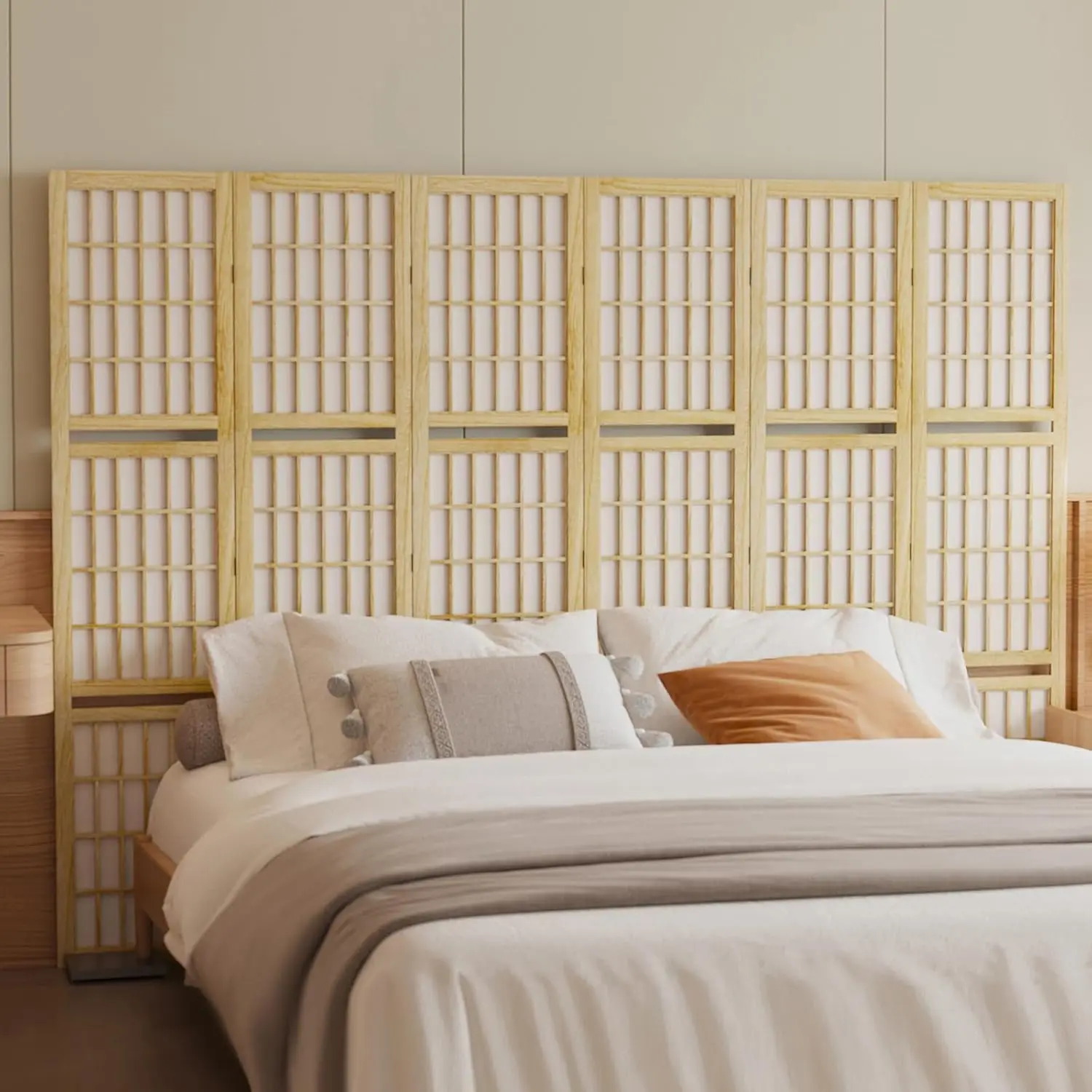 Pembatas Ruangan dengan Rak, L - Shoji Screen Divider ulasan dan harga