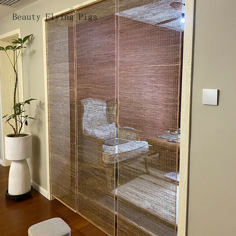 Tirai Ramie Retro dan Nostalgi - Shoji Screen Divider ulasan dan harga